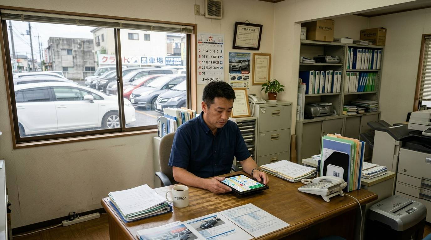 リモートイモビライザーの仕組みを図解したイメージ