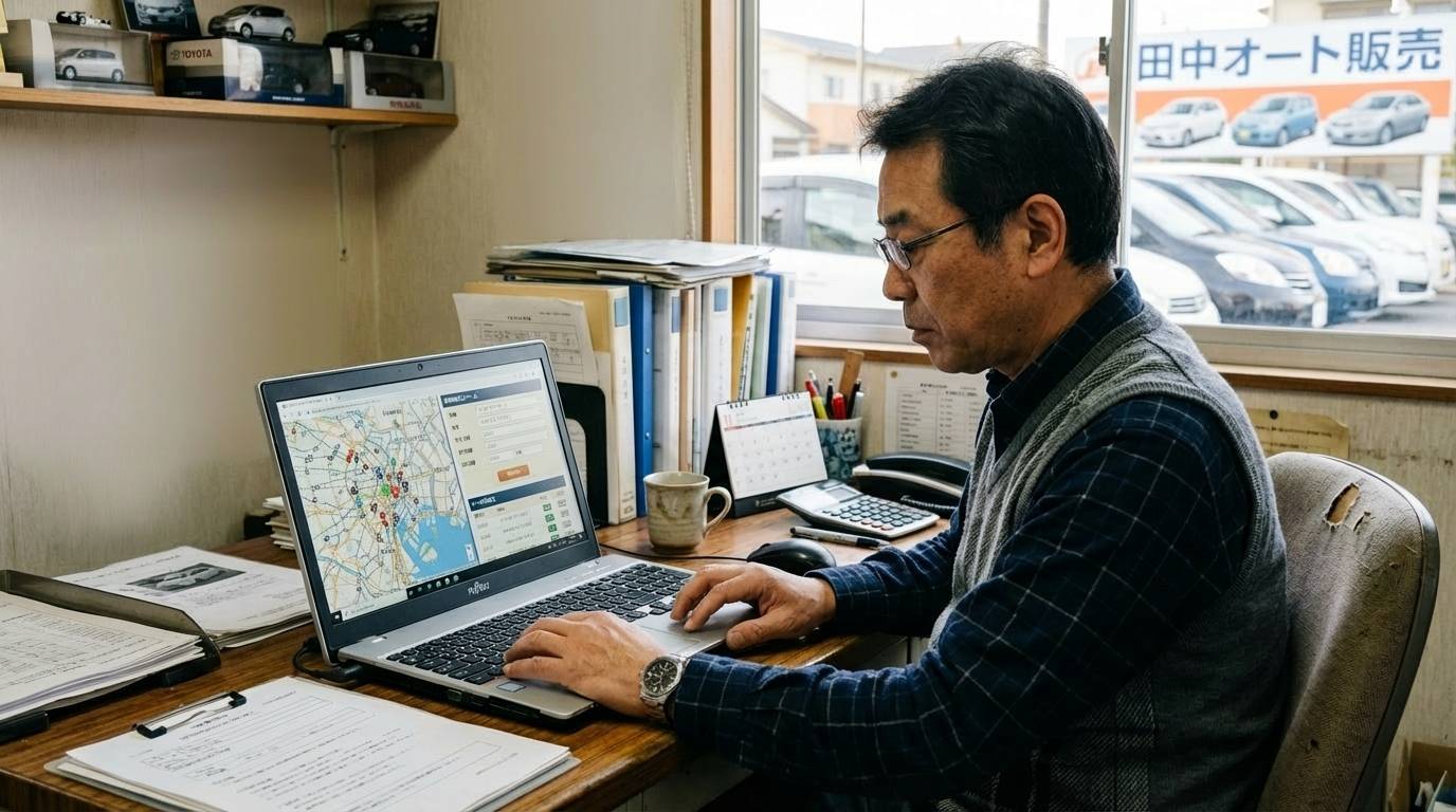 エンジン停止機能が支払い抑止力として機能している様子のイメージ