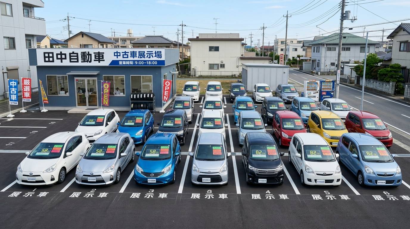 自社ローンの価格設計を考えている販売店スタッフの場面