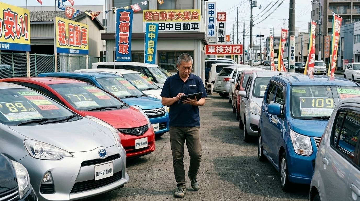 自社ローン販売の資金繰り計画を作成している場面