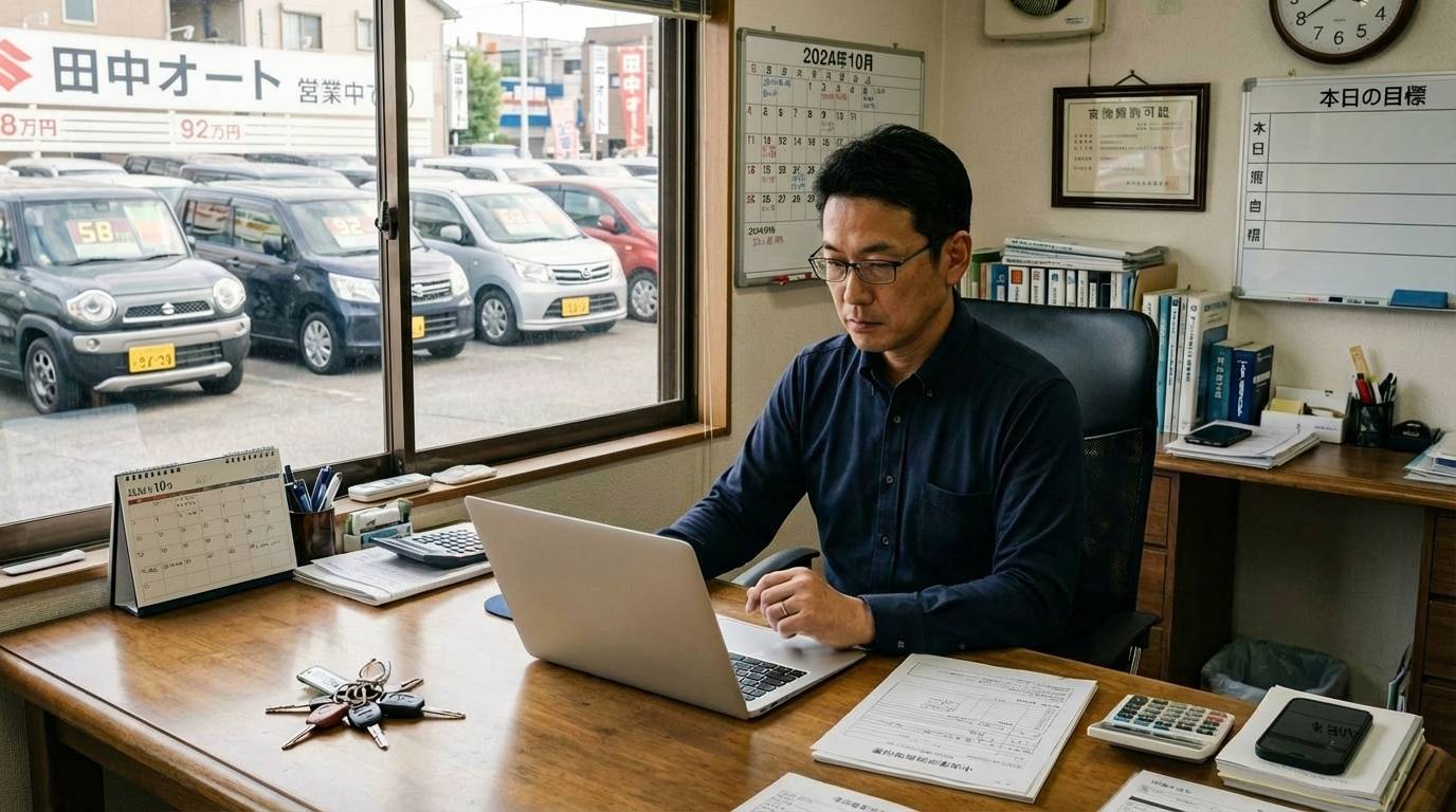 自社ローンの回収問題について弁護士に相談している場面