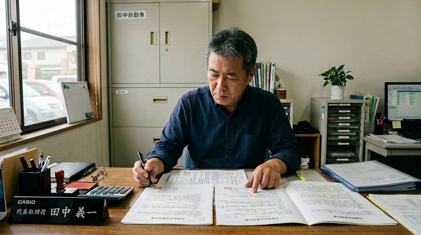 複数のファクタリング会社を比較検討している場面